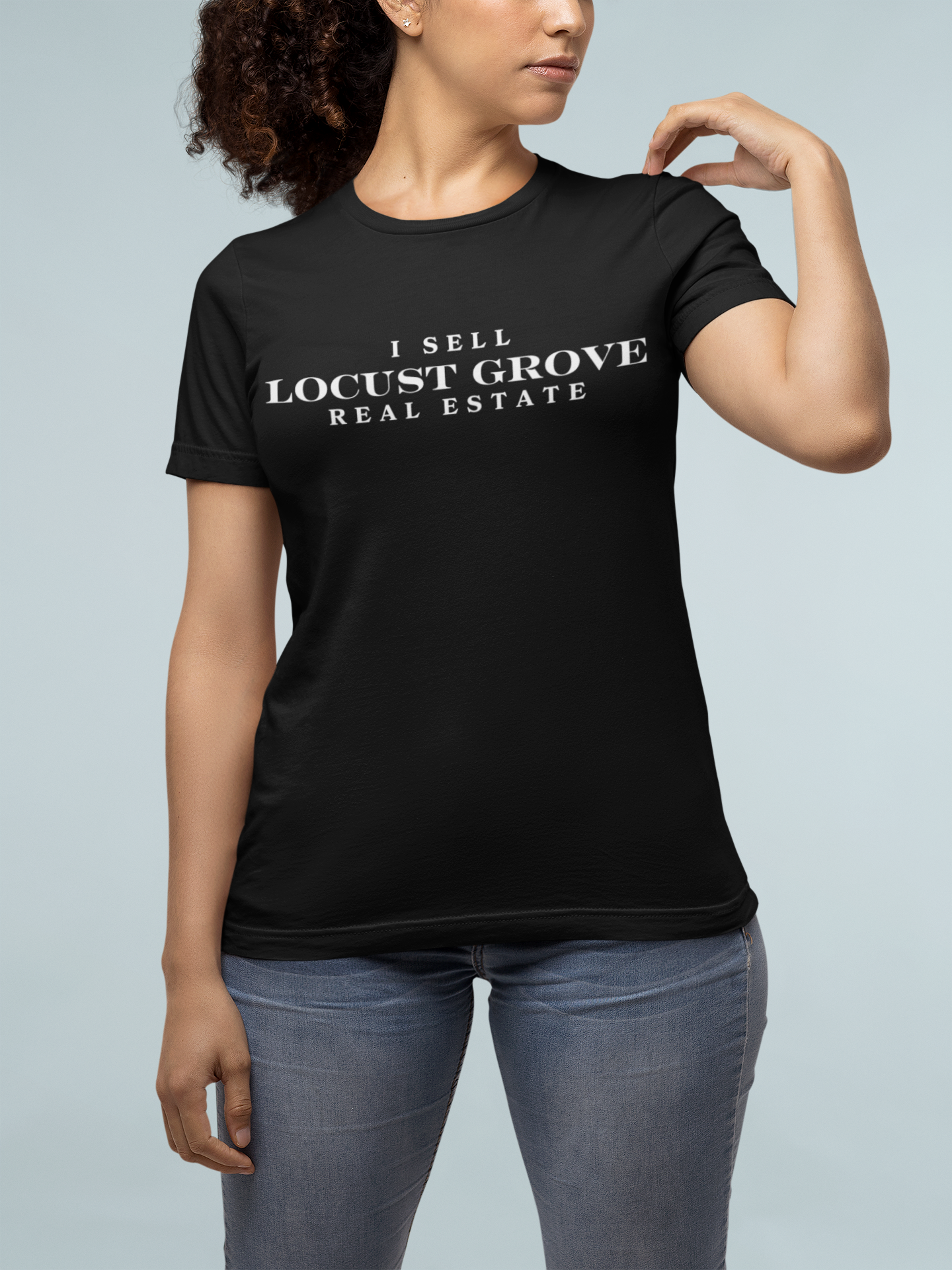 I sell Locust Grove Real Estate White Font